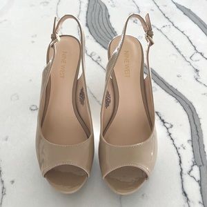 Nine West nude heels